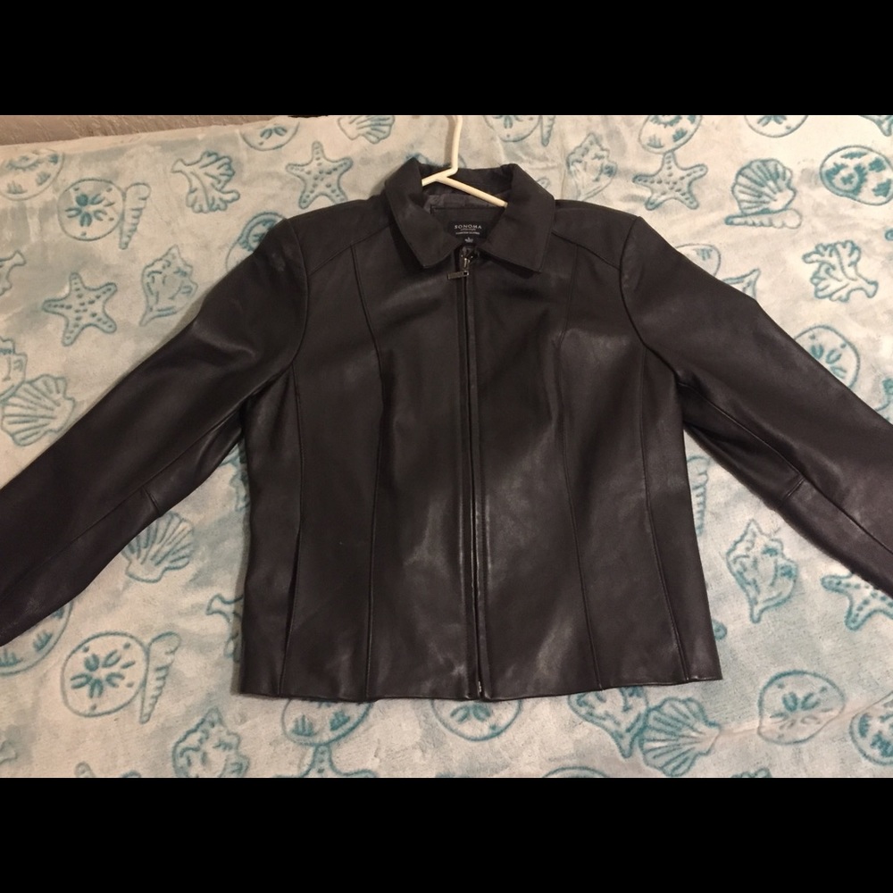 sanoma lambskin leather jacket